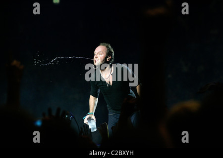 Metallica celebrating the release of Death Magnetic album during the Album Release Party, Berlin, Germany Stock Photo