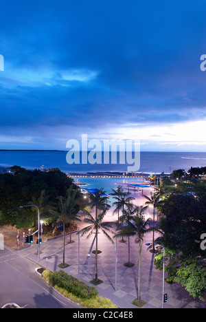 Public swimming lagoon Cairns North Queensland Australia Stock Photo