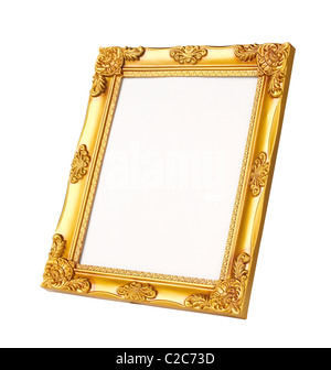 Gold Picture frame Stock Photo