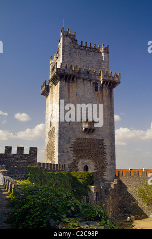 Portugal, the Alentejo, Beja castle, the Torre de Menagem tower Stock Photo