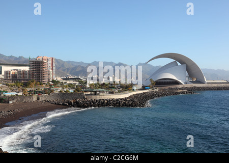 Auditorium in Santa Cruz de Tenerife, Spain Stock Photo