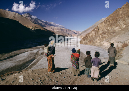 Near Jomsom Himalayas Nepal Stock Photo