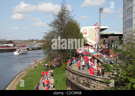 Nottingham Forest Football Club, The City Ground, Nottingham, England, U.K. Stock Photo