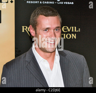 Jason O'Mara World Premiere of 'Resident Evil: Extinction' at Planet Hollywood Hotel & Casino - Arrivals Las Vegas, USA - Stock Photo