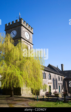 St Marys Church in Spring Todmorden West Yorkshire England Stock Photo