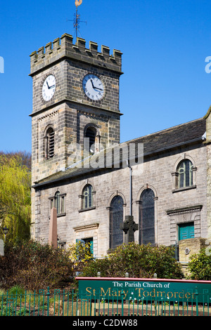 St Marys Church Todmorden West Yorkshire England Stock Photo