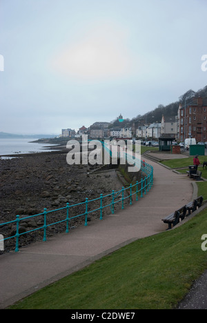 The Promenade Shore Road Gourock Inverclyde Firth of Clyde Scotland UK United Kingdom Stock Photo