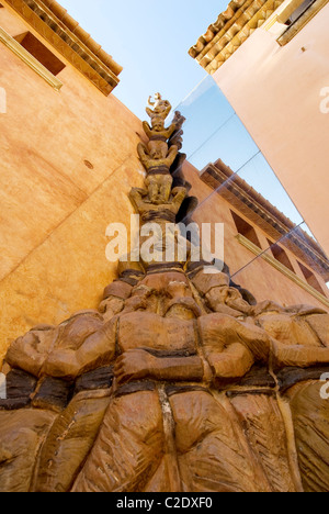 Town Hall in Plaça del Pou, Altafulla. Tarragona province, Catalonia, Spain Stock Photo