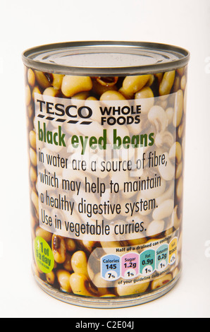 Black eyed beans can Stock Photo