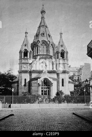 One of the first autotypes of the church Eglise de la Trinite, Paris ...