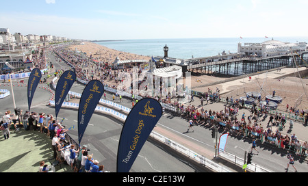 General view of the Brighton Marathon 2011 Picture by James Boardman Stock Photo