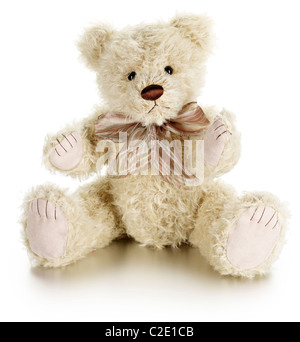 cute bear soft toy Stock Photo