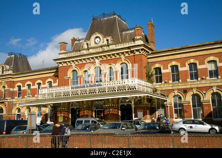 Railway station Portsmouth England Stock Photo