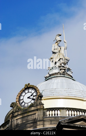 The Dome of Liverpool Town Hall at the junction of Dale / Castle Streets. Stock Photo