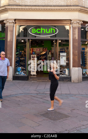 The Schuh shoe shop store in Norwich , Norfolk , England , Britain , Uk Stock Photo