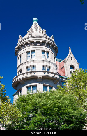 Tower of American Museum of Natural History, Upper West Side, Manhattan, New York City, USA Stock Photo