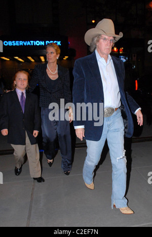 Don Imus, wife Deirdre Imus, and son out and about in Midtown Manhattan New York City, USA - 22.10.07 Stock Photo