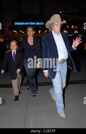 Don Imus, wife Deirdre Imus, and son out and about in Midtown Manhattan New York City, USA - 22.10.07 Stock Photo