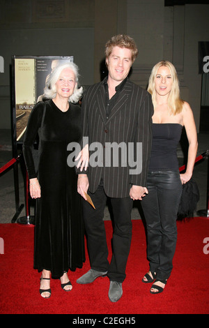 Maggie Johnson, Kyle Eastwood, and guest Los Angeles Premiere of 'Rails & Ties' at Stephen J. Ross Theatre in Burbank Los Stock Photo