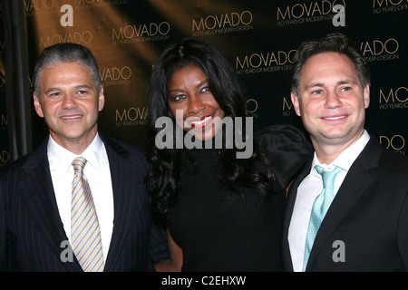 Natalie Cole, Jason Binn, and guest Movado celebrates 60 Years Of Modern Design at the Cooper-Hewitt, National Design Museum Stock Photo