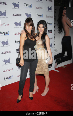 Robin Antin and Kim Kardashian Kim Kardashian celebrates her 27th Birthday Party at Les Deux - Arrivals Hollywood, California - Stock Photo