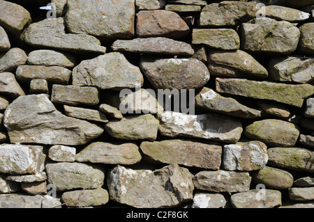 Dry stone wall, Swaledale, Yorkshire Dales, England, UK Stock Photo
