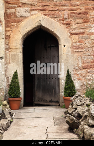 Vicars Close, City of Wells, Somerset, England Stock Photo