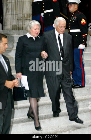 Anthony Marshall and guest The funeral of Brooke Astor at St. Thomas ...