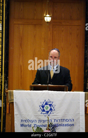 Jerry Klinger Post exhumation ceremony preceding return of Stephen Norman to Mount Herzl, Israel for burial with his Stock Photo