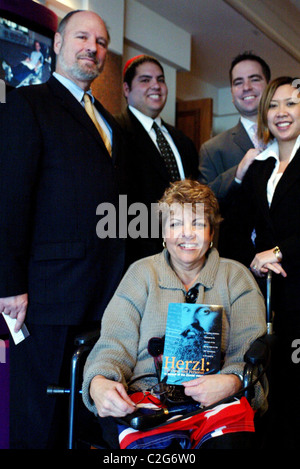 Jerry Klinger with the family of Stephen Norman Post exhumation ceremony preceding return of Stephen Norman to Mount Herzl, Stock Photo