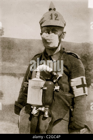 German Protection against gas bombs Stock Photo