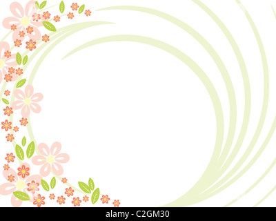 abstract spring floral background. Stock Photo