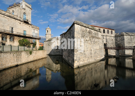 Havana. Cuba. Castillo de la Real Fuerza, Habana Vieja, / Old Havana. Stock Photo