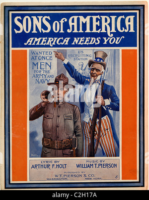 Sons of America, American needs You Stock Photo