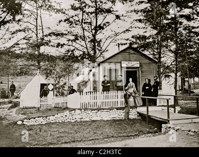 Alexandria, Virginia. Sanitary Commission lodge. Convalescent Stock Photo