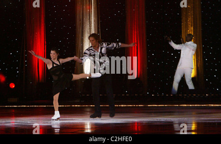 kyoko Ina and  John Zimmerman Musselman's Applesauce Presents The Music of Seal On Ice at Verizon Centre Washington DC, USA - Stock Photo