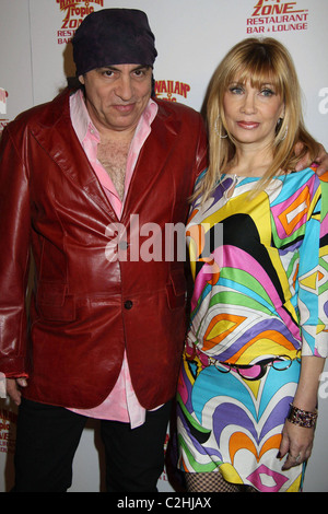 Steve Van Zandt and guest The Hawaiian Tropic Zone Grand Opening at Miracle Mile Shops in Planet Hollywood Resort And Casino Stock Photo