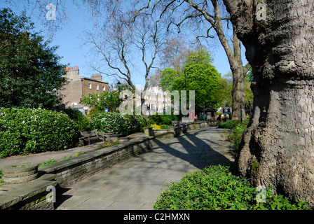 Canonbury Square, Islington N1, London, England Stock Photo