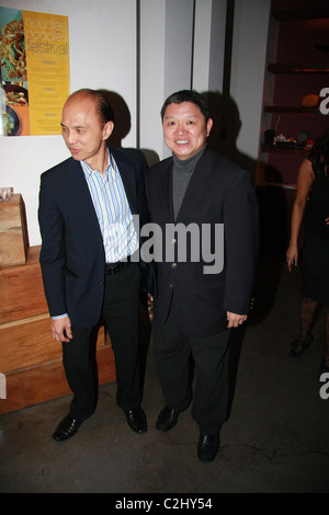 Jimmy Choo at Mango Tree restaurant London, England - 11.01.08 : Stock Photo