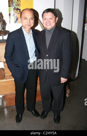 Jimmy Choo at Mango Tree restaurant London, England - 11.01.08 : Stock Photo