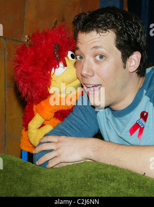 Root and John Tartaglia  in-store appearance with Johnny and Root from the Disney TV show 'Johnny & the Sprites' held at the Stock Photo