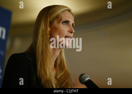 Ann Coulter spoke on the second day of the Conservative Political Action Conference at the Omni Shoreham Hotel Washington DC, Stock Photo