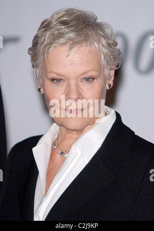 Dame Judi Dench  James Bond 007 Photocall for 'Quantum Of Solace' London England - 24.01.08 Stock Photo