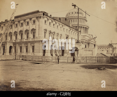 Capitol, Washington, D.C., south-east view, July, 1863 Stock Photo