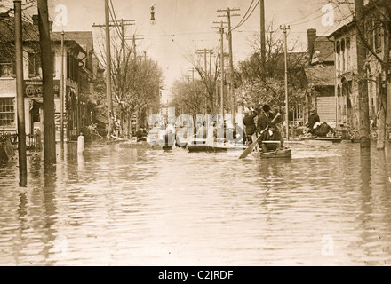 Rescue Work in Dayton, Ohio Stock Photo