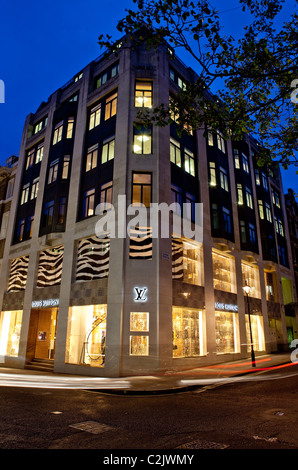 Louis Vuitton flagship store in Bond Street, Central London UK Stock Photo - Alamy