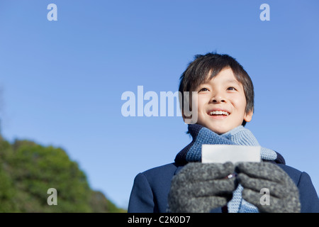Portrait of Junior High School Boy Stock Photo