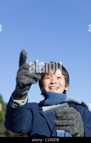 Portrait of Junior High School Boy Stock Photo