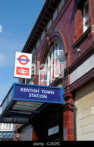 Outside Kentish Town Tube Station, Kentish Town Road, Camden, London 