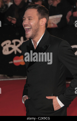 Will Young The Brit Awards 2008 held at Earls Court - Red Carpet Arrivals London, England - 20.02.08  : Stock Photo